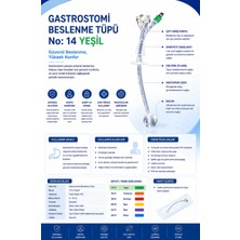 Galena Gastrostomi Beslenme Tüpü Galena 063806140401 No: 14 Yeşil