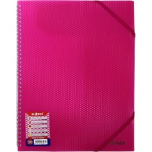 Globox Spiralli Sunum Dosyası 30 Sayfa - Pembe