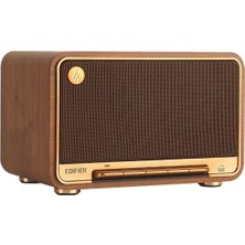 Edifier D32 60W Rms Bluetooth 5.3 Wi-Fi Airplay Destekli Taşınabilir Kablosuz Masaüstü Hoparlör – Hi-Res Audio, Usb-C/aux - Kahverengi