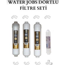 Segy Home Alkalix 4'lü Su Arıtma Filtre Seti Bağlantı Dirsekleri Hediyedir - Inline Sediment, Gac Karbon ve Post Carbon Filtre