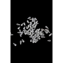 Ayrex Serhat Aksesuar ve El Işçilik Damla Akrilik Boncuk Şeffaf 7X18 mm Içten Delikli Boncuk (