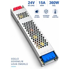 Dila’s Home 24V 15 Amper | 360 Watt | LED ve Ses Sistemi Trafosu | Sessiz Trafo |