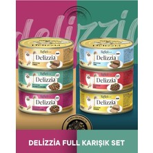 Reflex Plus Delizzia / Sos Içinde Parça Etli Karışık Yetişkin Kedi Maması 85G x 6 Adet