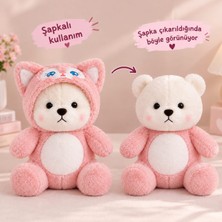 DMR Accessoire Puffy Hug Teddy Kostümlü Ayıcıklar 50 cm Puffy Kedi Kostümlü, Puffy Stitch Kostümlü ve Puffy Unicorn Içecekli Ayıcık