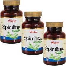 Balen Spirulina Yosun Hapı Tablet 740 Mg 100 Tablet x 3 Adet