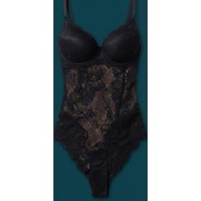 Lapita Lingerie Siyah Dantelli Tulum