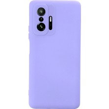 Umut Tekno Uryport Xiaomi Mi 11T Pro Kılıf Nano Içi Kadife Silikon - Lila