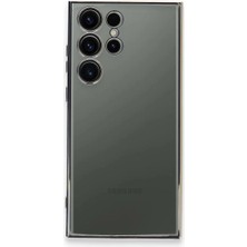 Umut Tekno Uryport Samsung Galaxy S24 Ultra Kılıf Razer Lensli Silikon - Gümüş