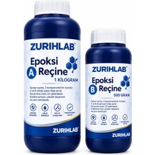 Zurihlab Zurıhlab Epoksi Reçine 1.5 kg (A+B Set)