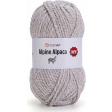Yarnart Alpine Alpaca Açık Gri El Örgü Ipi 1430