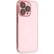 Umut Tekno Uryport Apple iPhone 14 Pro Kılıf Armada Lensli Kapak - Rose Gold
