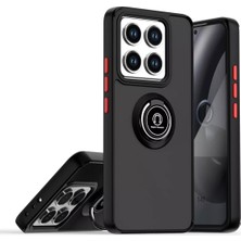 Umut Tekno Uryport Xiaomi Mi 15 Kılıf Montreal Yüzüklü Silikon Kapak - Siyah
