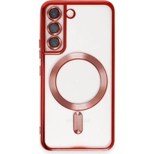 Umut Tekno Uryport Samsung Galaxy S22 Kılıf Kross Magneticsafe Kapak - Kırmızı