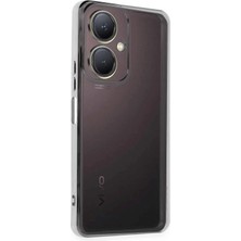 Umut Tekno Uryport Vivo Y27 Kılıf Razer Lensli Silikon - Gümüş