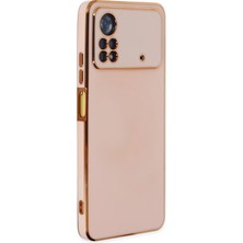 Umut Tekno Uryport Xiaomi Poco X4 Pro 5g Kılıf Volet Silikon - Pembe