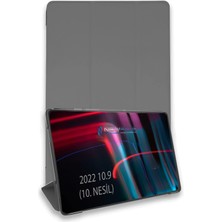 Umut Tekno Uryport Apple iPad 2025 10.9 10.nesil (A16) Kılıf Tablet Smart Kılıf - Koyu Gri
