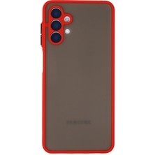 Umut Tekno Uryport Samsung Galaxy A04S Kılıf Montreal Silikon Kapak - Kırmızı