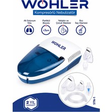 Wohler Kompresörlü Nebülizatör Hava Buhar Makinesi Cihazı