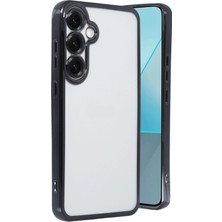 Umut Tekno Uryport Samsung Galaxy S25 Plus Kılıf Razer Lensli Silikon - Siyah