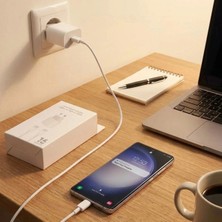 Pileli Store 25W Hızlı Şarj Adaptörü Usb-C To Type-C Kablolu – Pd Destekli, Süper Hızlı Şarj Cihazı B