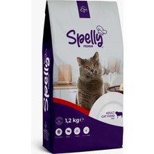 Spelly Yetişkin Biftekli Kuru Kedi Maması 1,2 kg