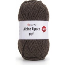 Yarnart Alpine Alpaca Koyu Kahverengi El Örgü Ipi 1431