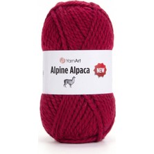 Yarnart Alpine Alpaca Kırmızı El Örgü Ipi 1434