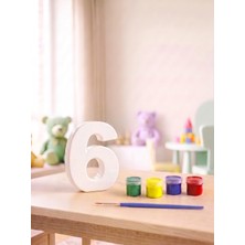 Tabdiko 6 Rakamı Taş Boyama Hobi Seti