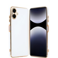 Umut Tekno Uryport Samsung Galaxy A06 Kılıf Volet Silikon - Beyaz