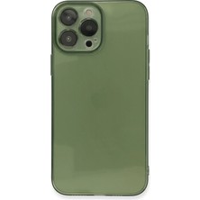 Umut Tekno Uryport Apple iPhone 13 Pro Kılıf Fly Lens Silikon - Yeşil