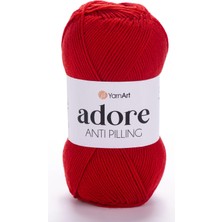 Yarnart Adore Açık Kırmızı Örgü Ipi 371
