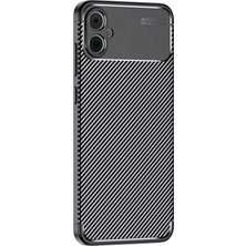 Umut Tekno Uryport Samsung Galaxy A05 Kılıf Auto Focus Karbon Kapak - Siyah