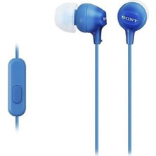 Sony MDR-EX15APL Kablolu Silikonlu Kulakiçi Kulaklık - Mavi