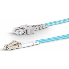Rubu Fiber Optik  Patch Kablo Sc-Lc Patchcord Duplex 2.0mm 50/125 Om3 Multi Mode 1 Metre
