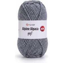 Yarnart Alpine Alpaca Gri El Örgü Ipi 1447