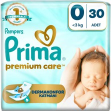 Prima Bebek Bezi Premium Care 0 Numara 30 Adet  Tekli Paket