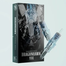 Dragon Hawk Dragonhawk Yue 1009 Rm-1 9 Rm 0.30 mm Round Magnum Long Taper Kartuş Dövme Iğnesi 20 Adet