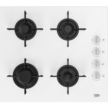 BEKO BOCD T 6012 EB Gazlı Cam Tablalı Ocak