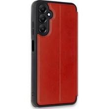 Umut Tekno Uryport Samsung Galaxy A16 5g Kılıf Flip Cover - Kırmızı
