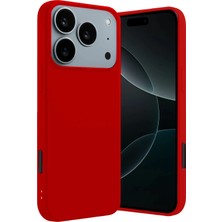 Umut Tekno Uryport Apple iPhone 17 Pro Max First Silikon - Kırmızı