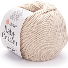 Yarnart Baby Cotton Açık Bej El Örgü Ipi 404