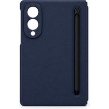 Mi7a Samsung Galaxy Z Fold 8 Uyumlu Kalem Yuvalı Mat Dokulu Koruyucu Kılıf