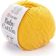Yarnart Baby Cotton Sarı El Örgü Ipi 432