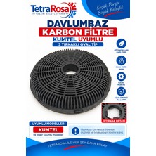 Tetra Rosa Karbon Filtre Kumtel Uyumlu 3 Tırnak Oval Tip
