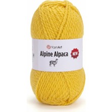 Yarnart Alpine Alpaca Sarı El Örgü Ipi 1448