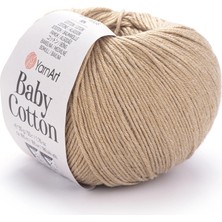 Yarnart Baby Cotton Bej El Örgü Ipi 405