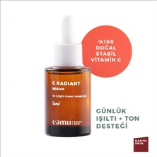 Camu Aydınlatıcı Cilt Tonu Eşitleyici C Vitamini Serumu | %2 C Vitamini & %2 Naturel Niasinamid | C Radiant Serum 30 ml