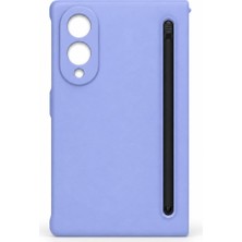 Mi7a Samsung Galaxy Z Fold 8 Uyumlu Kalem Yuvalı Mat Dokulu Koruyucu Kılıf
