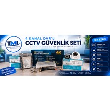 Tml 4 Kanal Dvr 4'lü 2mp Dome/bullet Kamera Güvenlik Seti