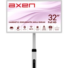 Axen AX32FMTR-A13B  32" 82 Ekran Full HD Android Smart Dokunmatik Taşınabilir LED TV